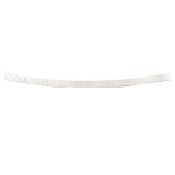 安全帽警告反光貼 夜間電動摩托車反光膠帶 藍色 1cm*26m 10枚裝 13310 - 白色20mmx260mm