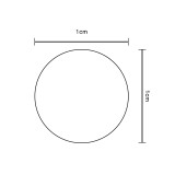 接地警告標籤（2240片裝）Φ1cm 銅版紙不乾膠 接地標識 接地線標籤 設備接地標識 接地線標示貼 13552 - 黃色Φ10mm
