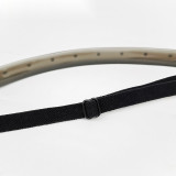 止汗帶 矽膠導汗帶勞動工業止汗帶頭戴防汗頭箍 黑色SCQP 企業可客製化 13652 - 黑色適用頭圍：50cm-80cm