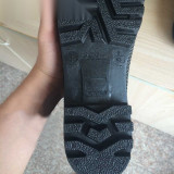 高筒PVC塑膠雨鞋 雨鞋工作雨鞋PVC雨鞋 高筒防水防滑耐磨戶外雨鞋 46碼 16068 - 黑色46碼