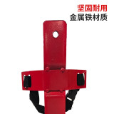 滅火器固定架 車載船用滅火器固定支架 滅火器支架掛架2kg鐵綁帶 - 紅色