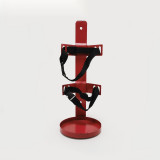 滅火器固定架 車載船用滅火器固定支架 滅火器支架掛架3-4kg鐵綁帶 - 紅色