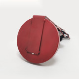 滅火器固定架 車載船用滅火器固定支架 滅火器支架掛架3-4kg鐵綁帶 - 紅色