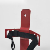 滅火器固定架 車載船用滅火器固定支架 滅火器支架掛架3-4kg鐵綁帶 - 紅色