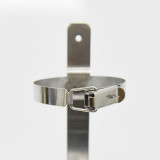 滅火器固定架 車載船用滅火器固定支架 滅火器支架掛架1kg不鏽鋼搭扣式 - 本色