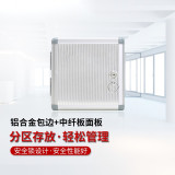 壁掛式鎖匙箱 鋁合金鑰匙管理箱 鑰匙盒 壁掛鑰匙櫃 含鑰匙牌12位 1C00054 - 本色205x55x205mm