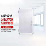 壁掛式鎖匙箱 鋁合金鑰匙管理箱 鑰匙盒 壁掛鑰匙櫃 含鑰匙牌48位 1C00057 - 本色270x55x475mm