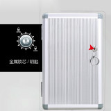 壁掛式鎖匙箱 鋁合金鑰匙管理箱 鑰匙盒 壁掛鑰匙櫃 含鑰匙牌48位 1C00057 - 本色270x55x475mm