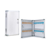 壁掛式鎖匙箱 鋁合金鑰匙管理箱 鑰匙盒 壁掛鑰匙櫃 含鑰匙牌96位元 1C00059 - 本色400x55x635mm