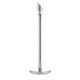 圓球禮賓桿禮賓柱 掛繩圍籬一公尺護欄 銀行飯店機場隔離警戒線 銀色 1B00003 - 銀色