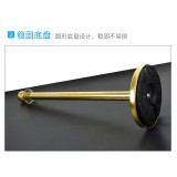 圓球禮賓桿禮賓柱 掛繩圍籬一公尺護欄 銀行飯店機場隔離警戒線 鈦金 1B00004 - 鈦金