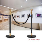 圓球禮賓桿禮賓柱 掛繩圍籬一公尺護欄 銀行飯店機場隔離警戒線 黑金 1B00005 - 黑金色