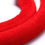 迎賓球禮賓柱掛繩圍籬 一公尺線護欄圍籬桿 小號紅色絨布繩1.5公尺鈦金鉤 1B00015 - 鈦金鉤