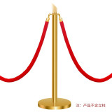 迎賓球禮賓柱掛繩圍籬 一公尺線護欄圍籬桿 中型紅絨布繩1.5公尺鈦金鉤 1B00017 - 鈦金鉤