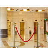 迎賓球禮賓柱掛繩圍籬 一公尺線護欄圍籬桿 小號紅麻繩1.5公尺鈦金鉤 1B00021 - 鈦金鉤