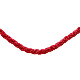 迎賓球禮賓柱掛繩圍欄 一米線護欄圍欄桿 小號紅麻繩1.5公尺銀色鉤 1B00022 - 銀色鉤