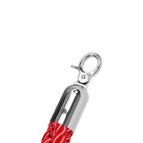 迎賓球禮賓柱掛繩圍欄 一米線護欄圍欄桿 小號紅麻繩1.5公尺銀色鉤 1B00022 - 銀色鉤