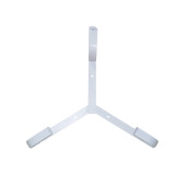 船用成人游泳圈 兒童塑膠游泳救生浮圈 實心救生圈支架 白色 - 白色