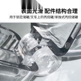 儲槽鎖 氣閥安全鎖具液化天然氣閥門鎖 內徑100mm 內高25mm 透明款 - 孔徑40mm 內徑：100mm 鎖孔直徑：8mm 內高40mm