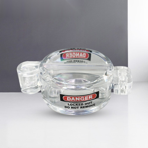 儲槽鎖 氣閥安全鎖具液化天然氣閥門鎖 內徑60mm 內高25mm 透明款 - 孔徑30mm 內徑：60mm 鎖孔直徑：8mm 內高24.5mm