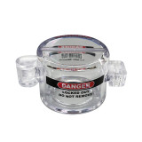 儲槽鎖 氣閥安全鎖具液化天然氣閥門鎖 內徑60mm 內高45mm 透明款 - 孔徑40mm 內徑：60mm 鎖孔直徑：8mm 內高45mm