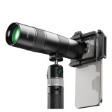 APEXEL  30倍專業手機長焦鏡頭 | 720MM大口徑通光 | 演唱會高清抓拍 | 多設備相容 | 便攜式拆卸設計