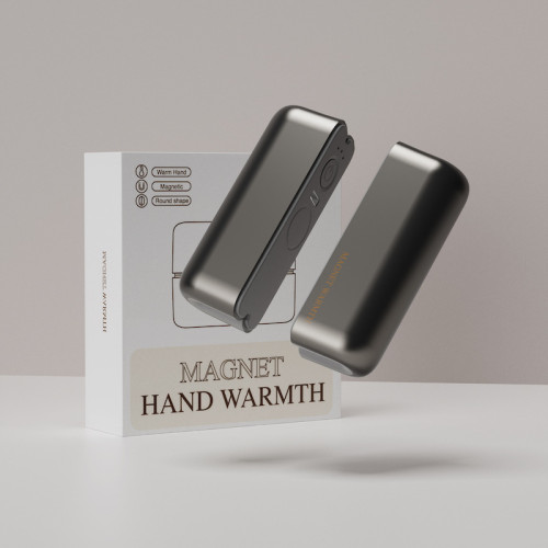 冬季戶外分體「二合一」磁吸暖手寶 - 黑色 |  一秒全身發熱 | 6000mAh強勁續航 | 分體磁吸 | 0-60℃快速控溫
