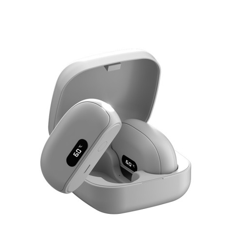 N20 分體式數顯磁吸暖手寶(附充電倉) - 白色 | 5秒速熱 PI碳晶發熱技術 | 五檔智能調溫 40℃~60℃ | 合體/獨用雙模式