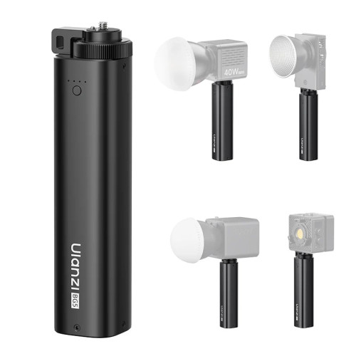 ULANZI BG5 手把式移動電源(6400mAh) - 黑色 | 100W雙向快充 | 行動電源 + 手持握把二合一 | 香港行貨