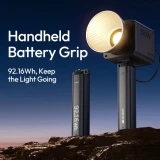 ULANZI BG5 手把式移動電源(6400mAh) - 黑色 | 100W雙向快充 | 行動電源 + 手持握把二合一 | 香港行貨