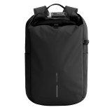 XD Design Urban Water Resistant Anti-theft Backpack 防水防盜背包 - 黑色 | 多功能捲頂設計 | 3位密碼鎖 | 香港行貨