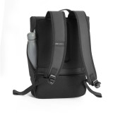 XD Design Urban Water Resistant Flap-top Backpack 防水翻蓋背包 - 黑色 |「L」型轉角開合 | 專利金屬拉鎖，配置保險栓 | 香港行貨