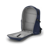 XD Design Bizz Business & Travel Backpack 商務出差通勤背包 - 深藍色 | RFID安全防盜口袋 | 獨立背部電腦內袋 | 香港行貨