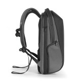 XD Design Bizz Business & Travel Backpack 商務出差通勤背包 - 灰色 | RFID安全防盜口袋 | 獨立背部電腦內袋 | 香港行貨