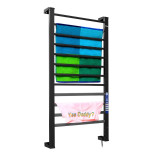 Sanwall ATW01TM-12-SMART 240W 電熱毛巾架 - 黑色 | 智能乾衣程序 | 免鑽牆快速安裝 | 4種特選模式 | 香港行貨