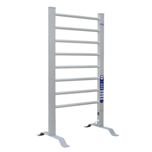 Sanwall ATW04TM-08-SMART 120W 電熱毛巾架 - 銀色 | 快速烘乾毛巾及衣物 | 除潮濕和異味 | 免鑽牆快速安裝 | 香港行貨