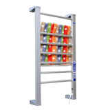 Sanwall ATW04TM-08-SMART 120W 電熱毛巾架 - 銀色 | 快速烘乾毛巾及衣物 | 除潮濕和異味 | 免鑽牆快速安裝 | 香港行貨