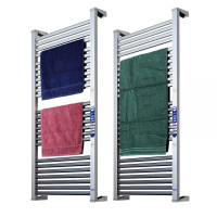 Sanwall ATW01TM-25ULTRA 475W 25管智能乾衣電熱毛巾架 - 銀色 | 99.9% 殺菌率 | 上/下2組獨立調控按鈕 | 香港行貨 Sanwall ATW01TM-25ULTRA 475W 25管智能乾衣電熱毛巾架 - 銀色 | 99.9% 殺菌率 | 上/下2組獨立調控按鈕 | 香港行貨