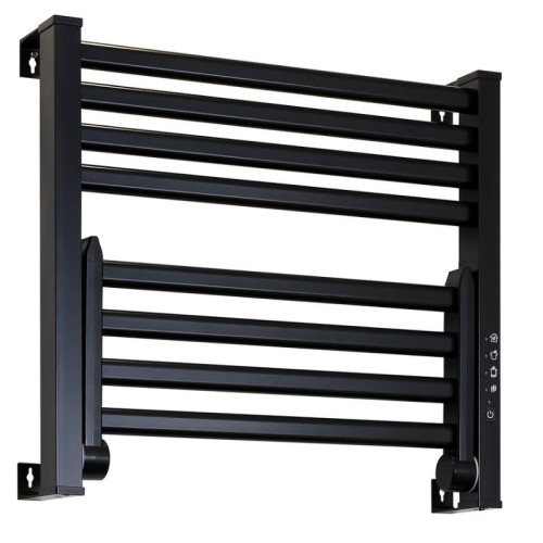 Sanwall ATW01TM-8-1 140W 可摺叠智能乾衣電熱毛巾架 - 黑色 | 活動平台也能發熱 | 全鋁合金製造 | 香港行貨