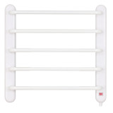 Sanwall T205S-80W 掛牆式電熱毛巾架 - 白色 | 免鑽牆快速安裝 | 80W 慳電節能 | 快速烘乾除濕 | 香港行貨