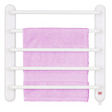 Sanwall T205S-80W 掛牆式電熱毛巾架 - 白色 | 免鑽牆快速安裝 | 80W 慳電節能 | 快速烘乾除濕 | 香港行貨