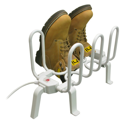 Sanwall SW03-70W 電熱乾鞋架(三對裝) - 白色 | 去除潮濕和臭味 | 防止霉菌滋生 | 保持鞋型及顏色 | 香港行貨