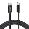 Anker A8060H12 Zolo 240W USB-C - USB-C 充電線(1.8m) - 黑色 | 支援240W極速充電 | 5.8 mm細小連接頭 | 香港行貨