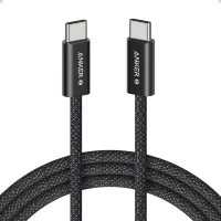 Anker A8060H12 Zolo 240W USB-C - USB-C 充電線(1.8m) - 黑色 | 支援240W極速充電 | 5.8 mm細小連接頭 | 香港行貨