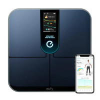 Anker T9150111 Eufy Smart Scale P3 智能體重體脂磅 - 黑色 | 自訂顯示屏數據 | 16 種身體健康指標 | 香港行貨