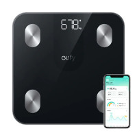 Anker T9120K11 Eufy Smart Scale A1 智能體重體脂磅 - 黑色 | 12 種身體健康指標 | 4個高精準感應器 | 香港行貨