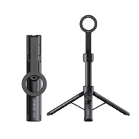 ULANZI SK26 隨身自拍棒支架(磁吸款) - 黑色 | 200° 可調角度 | 8 節伸縮合金桿身 | 可拓展配件 | 香港行貨