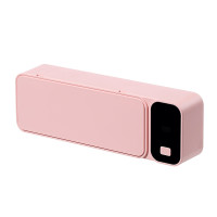 家用智能紫外線燈牙刷消毒器 - 粉紅色 | 免打孔安裝 | 三重殺菌 | 霍爾開關 | 可拆卸清洗