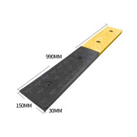 橡膠汽車貨車路沿爬坡墊 - 星型3cm高-黃黑 | 馬路上坡爬坡墊 | 耐磨抗壓 | 防滑設計 | 990*150*30mm 橡膠汽車貨車路沿爬坡墊 - 星型3cm高-黃黑 | 馬路上坡爬坡墊 | 耐磨抗壓 | 防滑設計 | 990*150*30mm