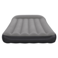 BESTWAY 671BQ 充氣床(內置USB泵) - 灰色 | 30公分加厚舒適 | 承重150公斤 | 三層Tritech耐磨結構 | 188cm*99cm*30cm